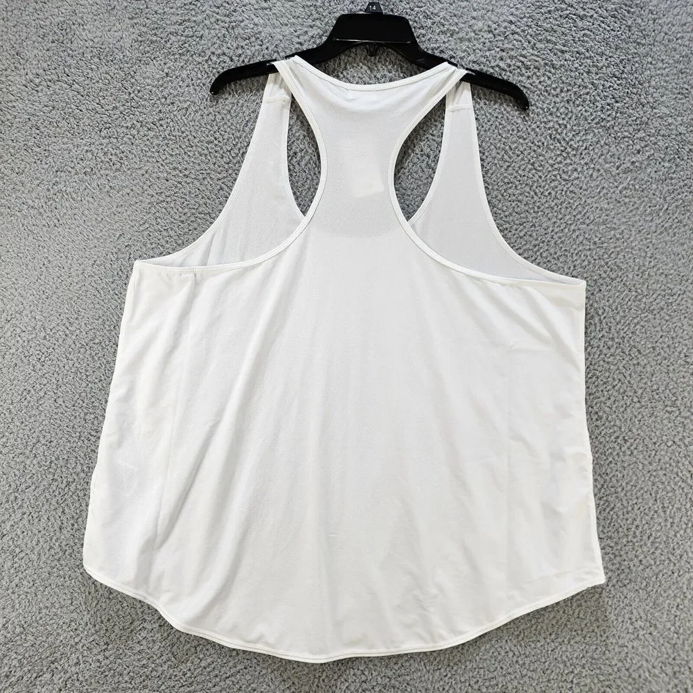 COTTON:ON Plus Size Active Curve Tank Top Women's 16 White Racerback Sleeveless~ - Picture 10 of 12